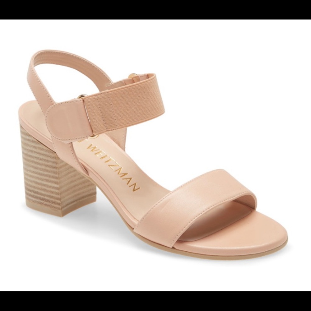 Stuart Weitzman Shaila Block Heel Sandal 👡